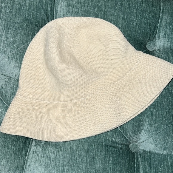 Kangol Cream Cotton Linen Look Bucket Hat - Picture 7 of 7